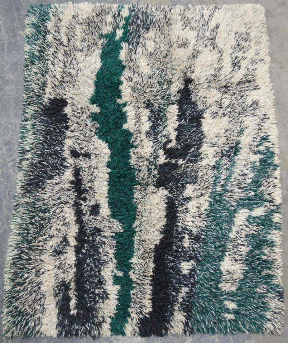 RENATA BONFANTI HAND WOVEN CARPET SIGNED 1962 (1 of 9)