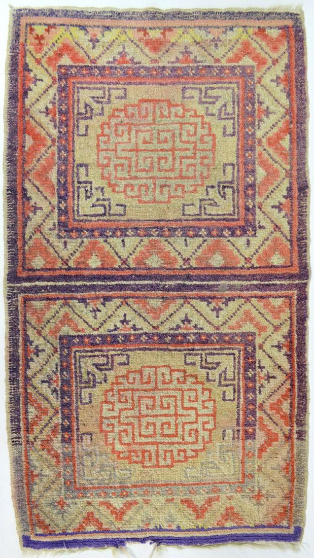 ANTIQUE TIBETAN CARPET RUG (1 of 7)