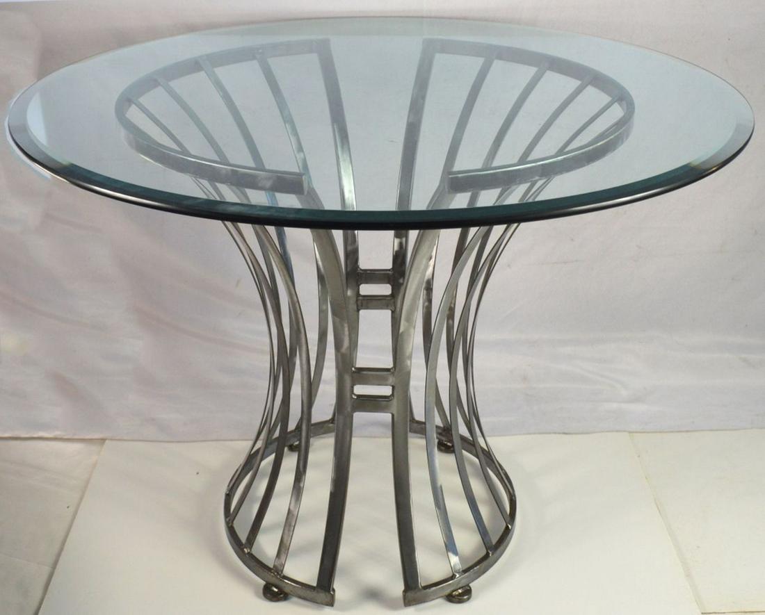 ARTHUR UMANOFF SHAVER  HOWARD MODERN STEEL TABLE (1 of 7)