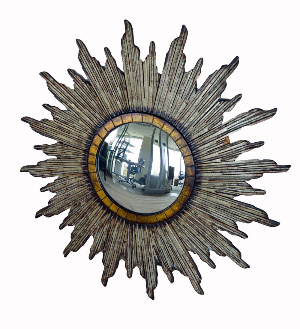 MODERN STARBURST FORM CONVEX MIRROR (1 of 3)