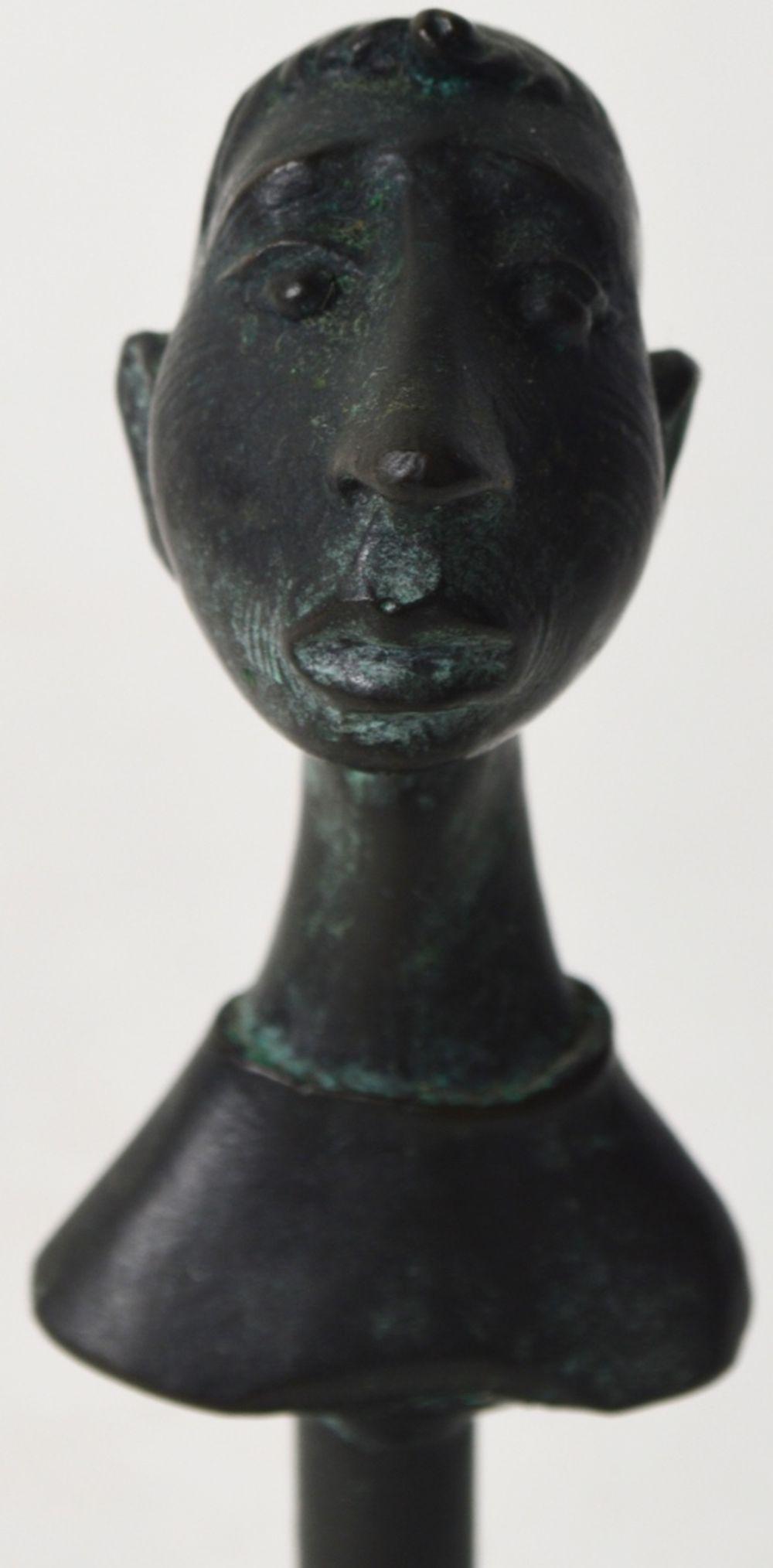 ROMANESQUE BRONZE FIGURAL SCULPTURE (1 of 6)