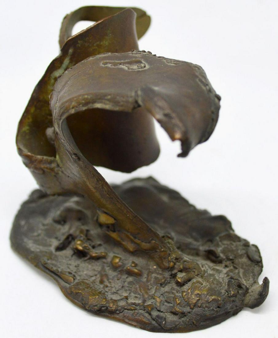 MODERN SURREALIST ABSTRACT BRONZE SCULPTURE (1 of 6)