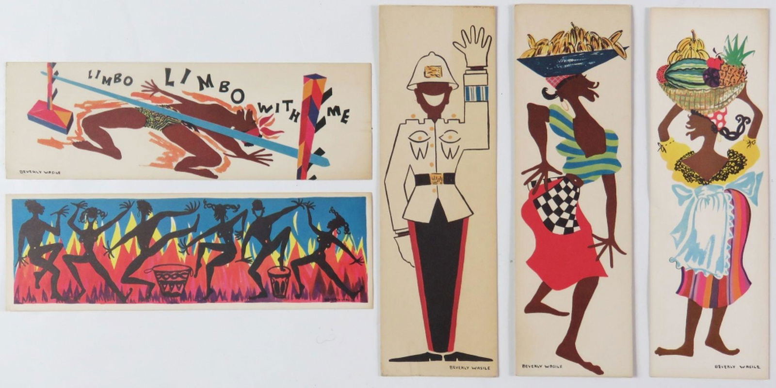 BEVERLY WASILE BAHAMAS VINTAGE POSTCARD PRINTS (5) (1 of 8)