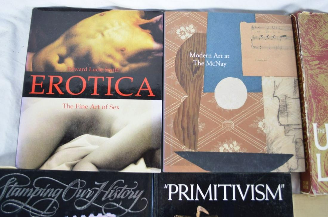 LOT OF ART REFERENCE BOOKS: A lot of art books, including Da Vinci and erotic art reference books. Provenance: Collection of Dick Polich, Polich Tallix Fine Art Foundry. Polich and Tallix produced significant sculptural works ov