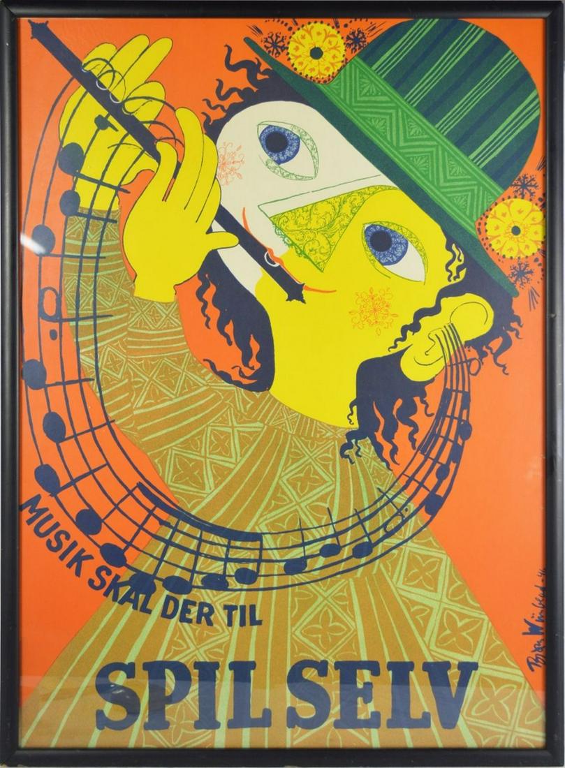 BJORN WINDBLAD /WIINDBLAD VINTAGE SPIL SELV POSTER (1 of 7)