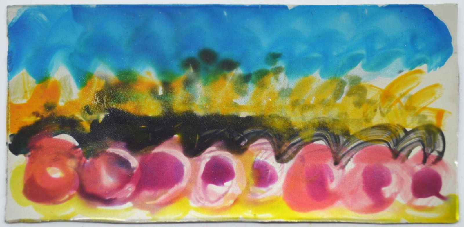 DON NICE 1932-2019 POLYCHROME ALUM PAINTING SIGNED (1 of 2)