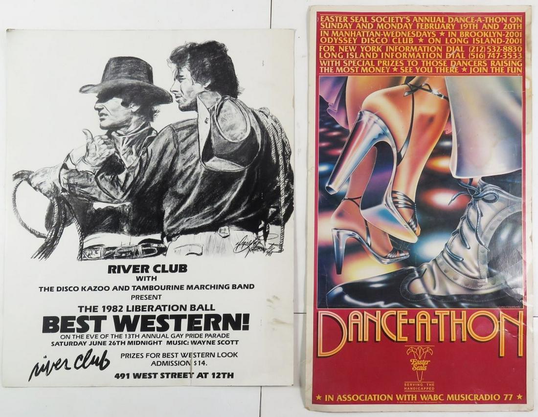 WABC DANCE-A-THON & GAY PRIDE POSTER (1 of 3)