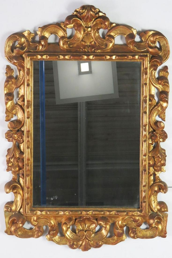 FINE ANTIQUE ITALIAN CARVED & GILT PAINTING FRAME (1 of 5)