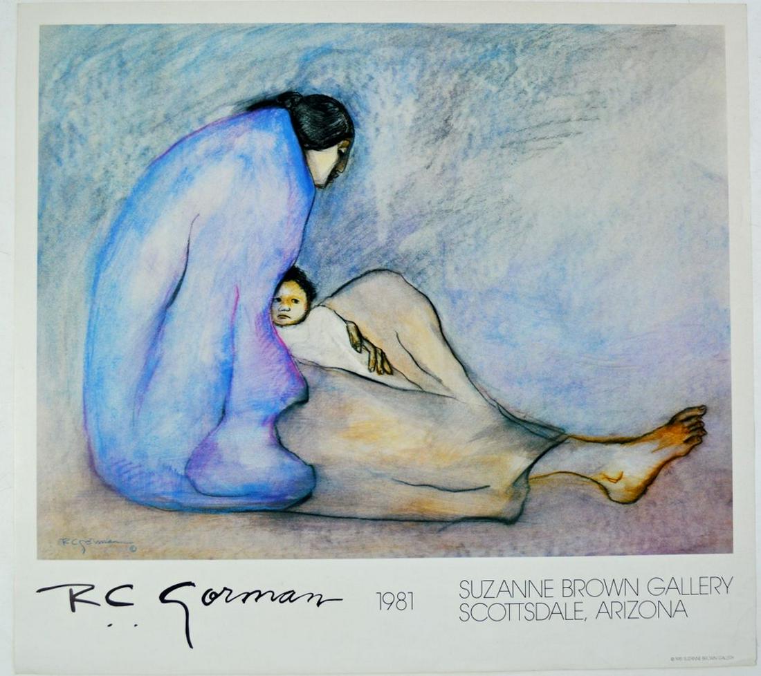 R.C. GORMAN VINTAGE EXHIBITION POSTER (1 of 6)