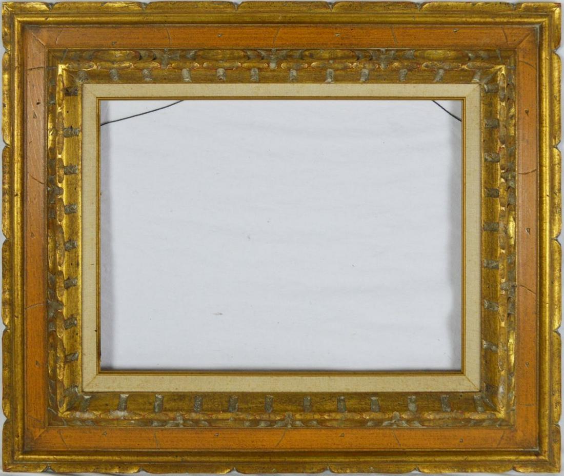 VINTAGE MODERNIST CARVED GILT PAINTING FRAME (1 of 6)