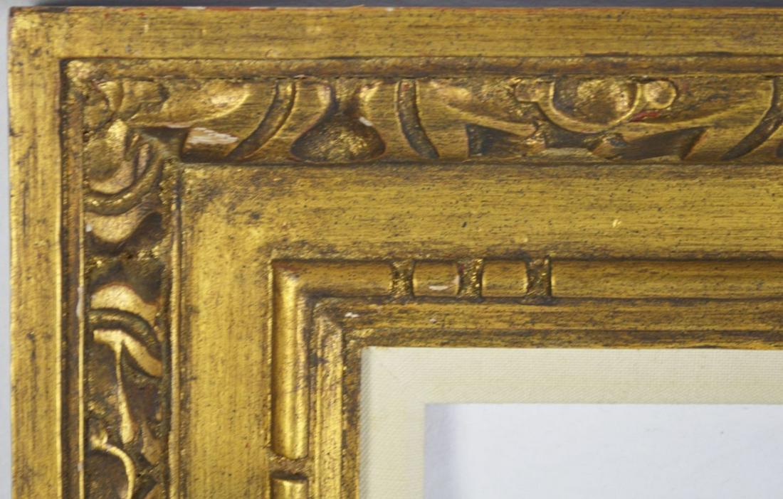 MODERNIST CARVED & GILT PAINTING FRAME (1 of 6)
