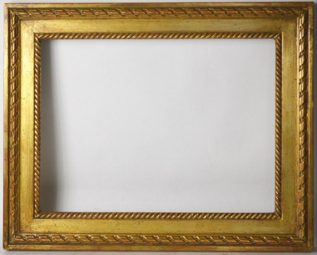 FINE CARVED & GILT WOOD PAINTING FRAME (1 of 4)