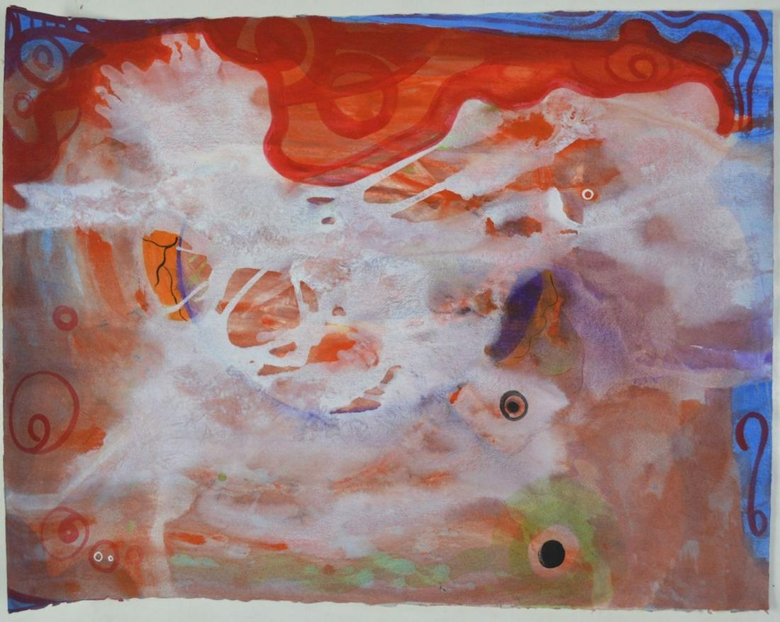 SURREALIST ABSTRACT COLORFIELD PAINTING (1 of 5)