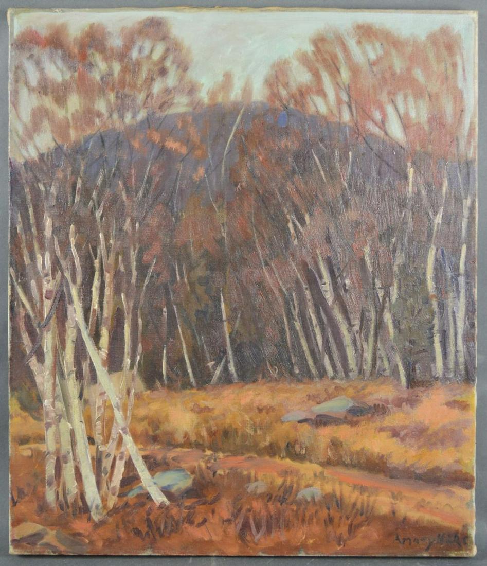 AMERICAN SCHOOL SIGNED PAINTING (1 of 5)