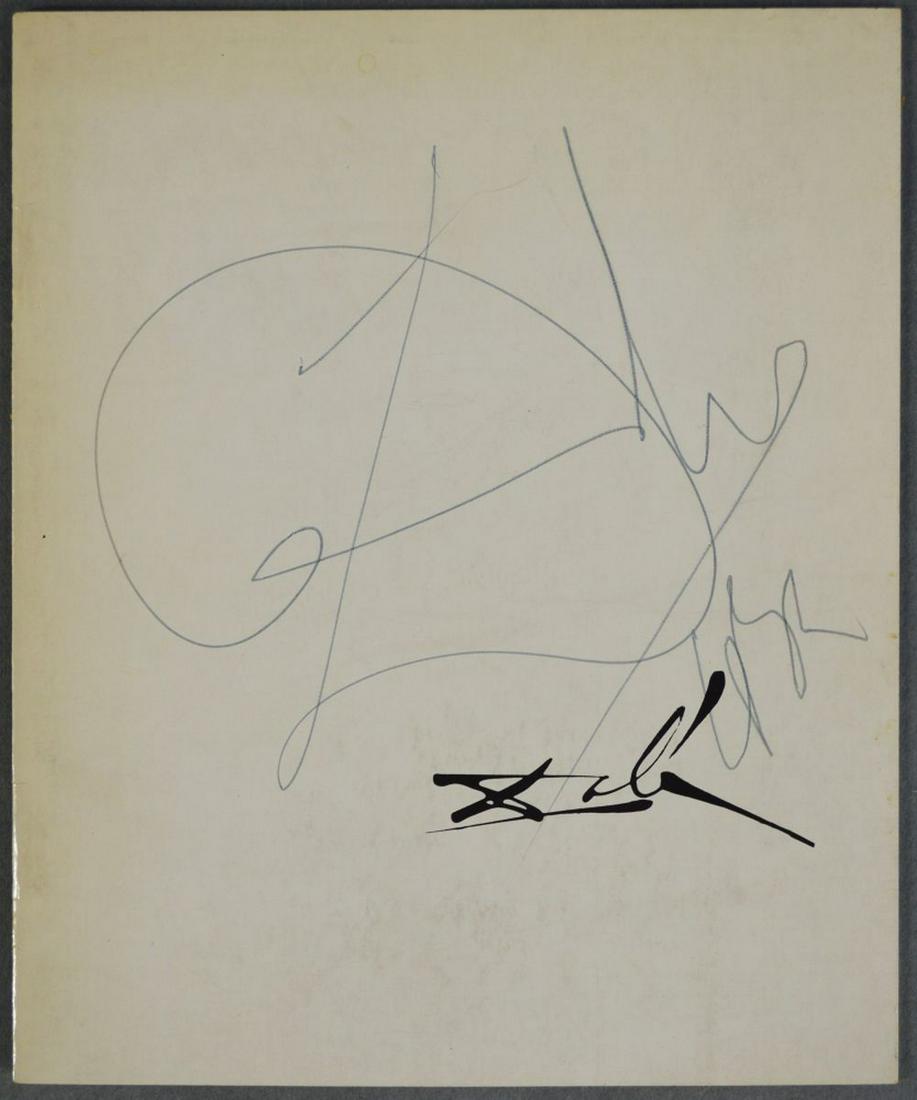 SALVADOR DALI SIGNED EXHIBITION CATALOGUE (1 of 4)