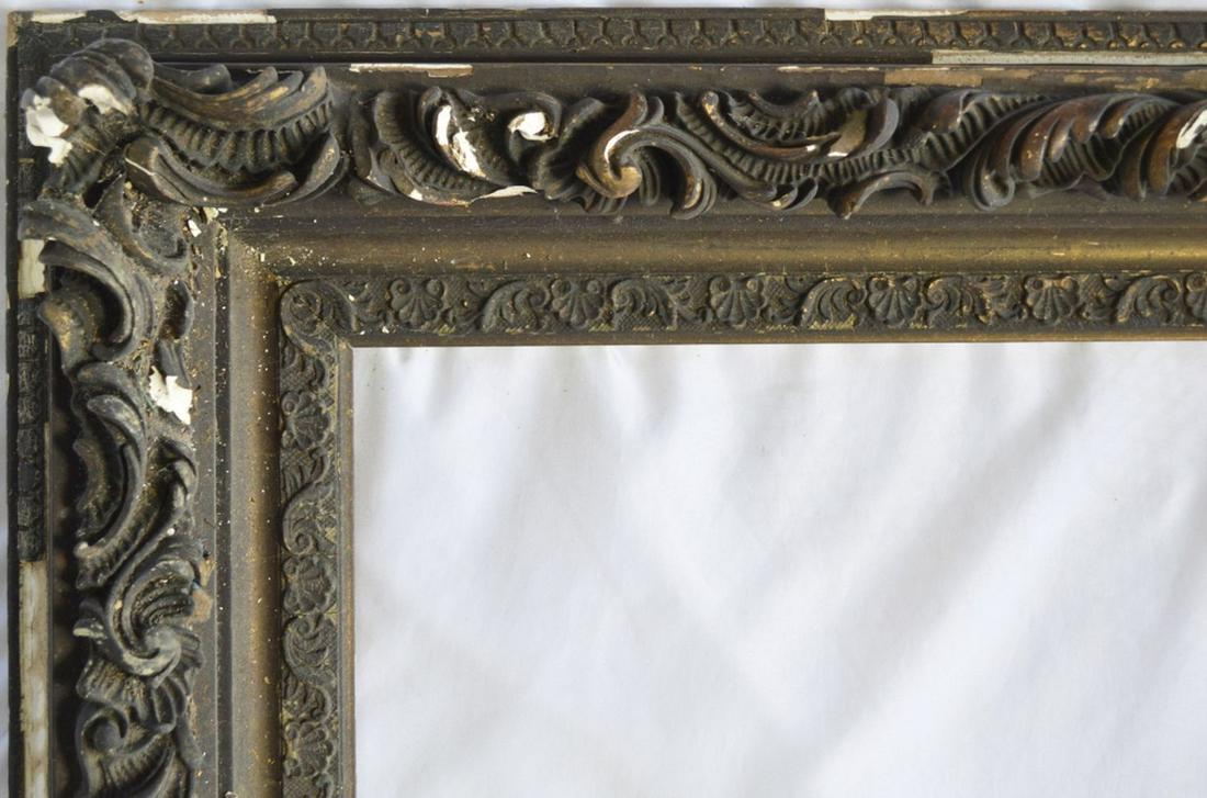 ORNATE ANTIQUE ROCOCO STYLE GILT PAINTING FRAME (1 of 12)
