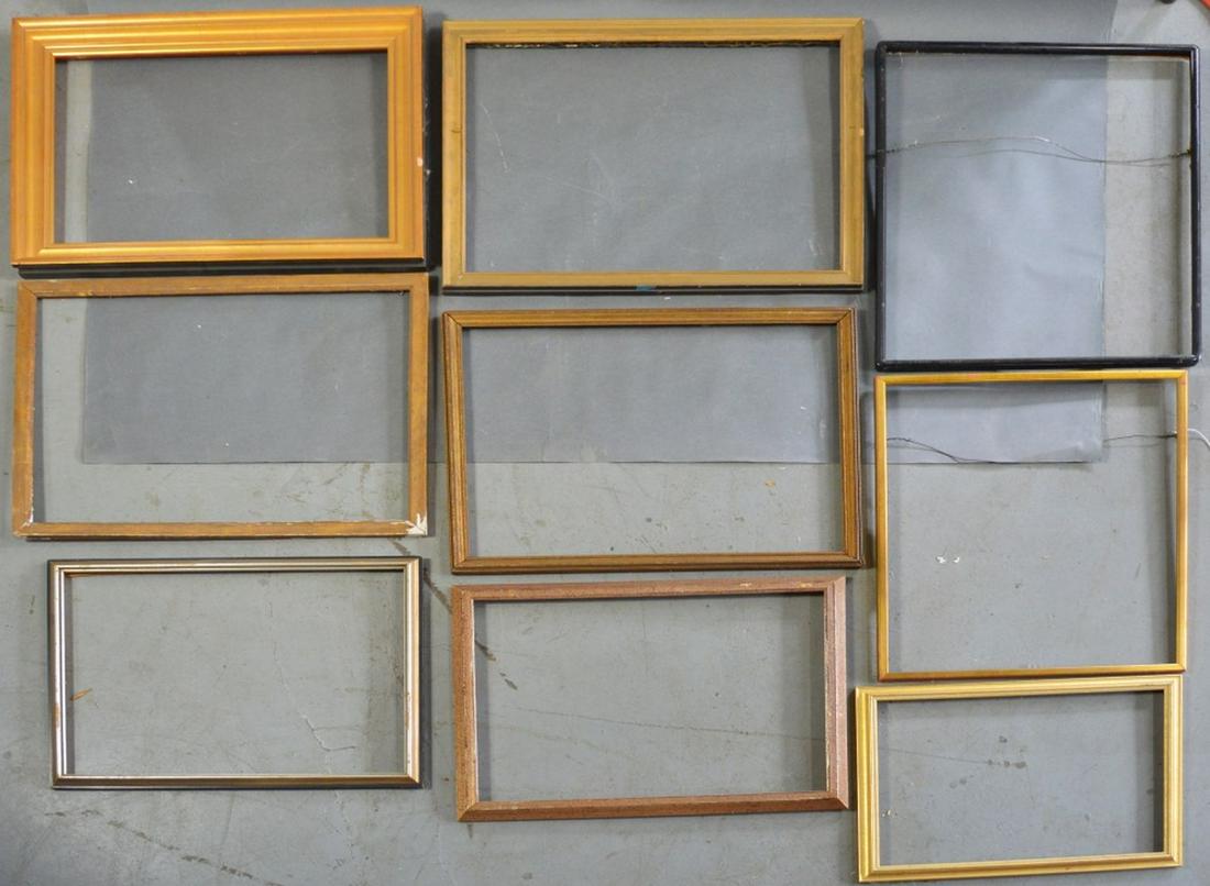 LOT OF VINTAGE PAINTING / FINE ART FRAMES: A group of painting and fine art frames. Some gilt.