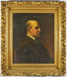 GEORGE BURROUGHS TORREY PAINTING FINE GILT FRAME