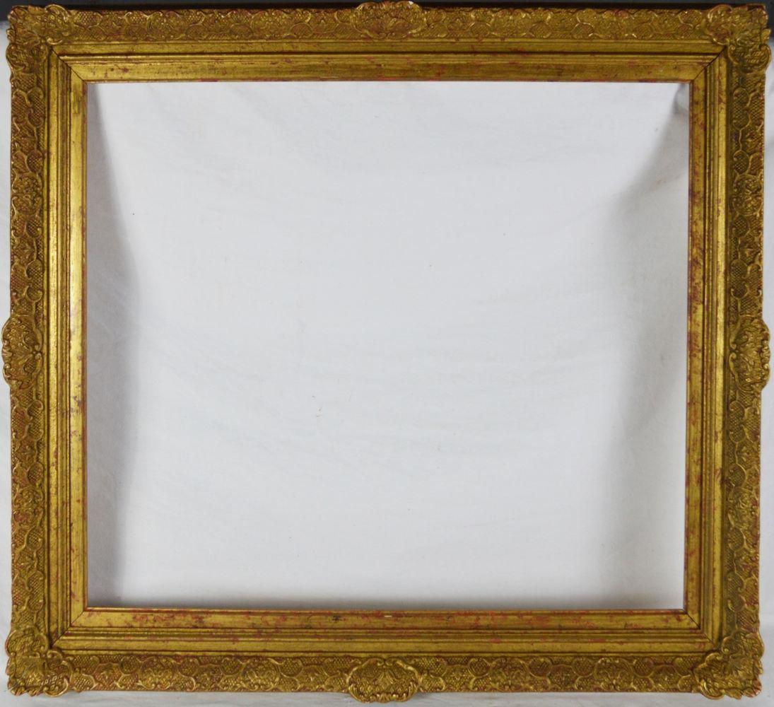 FINE ANTIQUE LOUIS XIV STYLE GILT PAINTING FRAME (1 of 6)
