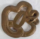 BRONZE JAPANESE  TSUBA