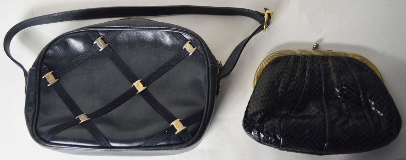 FERRAGAMO & JUDITH LEIBER PURSES / HANDBAGS (1 of 7)