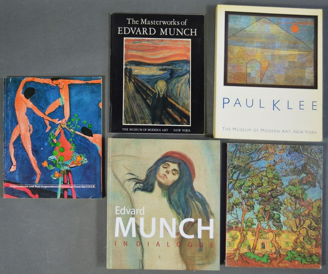 ART BOOKS MUNCH AND OTHERS: Lot of Art reference books.