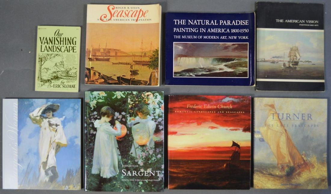 ART BOOKS SARGENT SLOANE CHURCH: Lot of Art reference books.