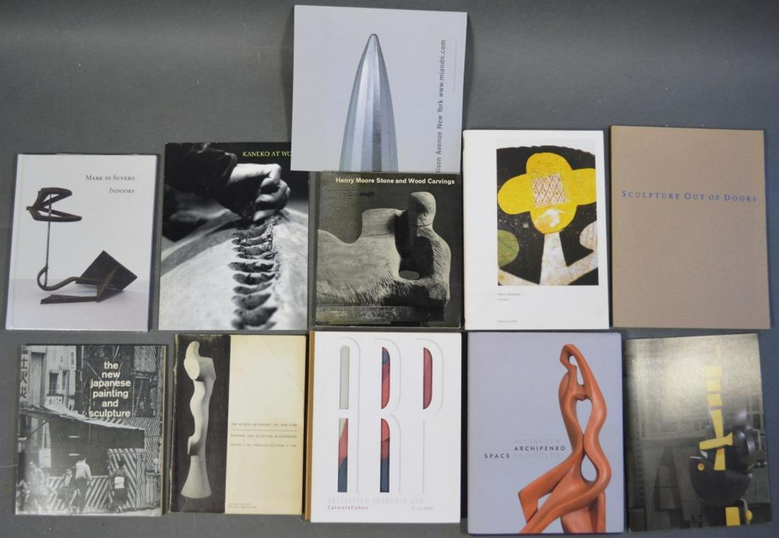 ART BOOKS HENRY MOORE ARP ARCHIPENKO ETC: Lot of Art reference books.