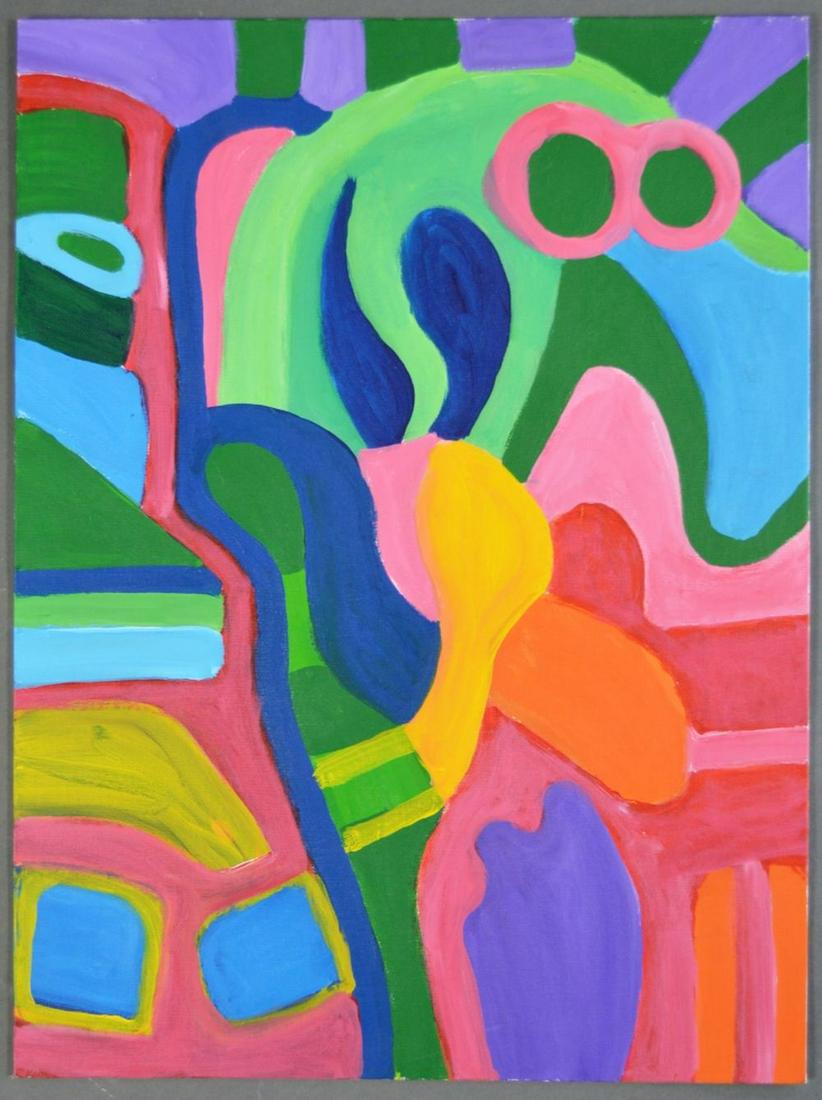 LOUISE ABRAMS ABSTRACT PAINTINGS (1 of 4)