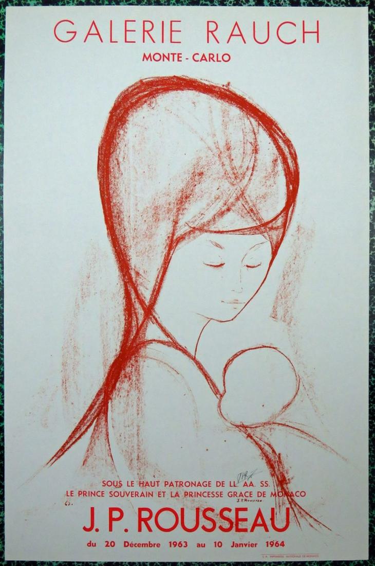 SIGNED ROUSSEAU EXHIBITION POSTER (1 of 6)