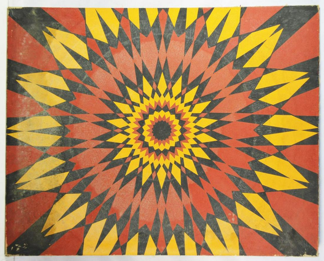 MODERN ABSTRACT GEOMETRIC PAINTING (1 of 8)