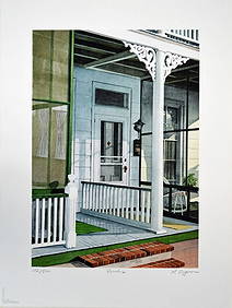 ARCHITECTURAL LITHOGRAPH SIGNED #D (1 of 10)