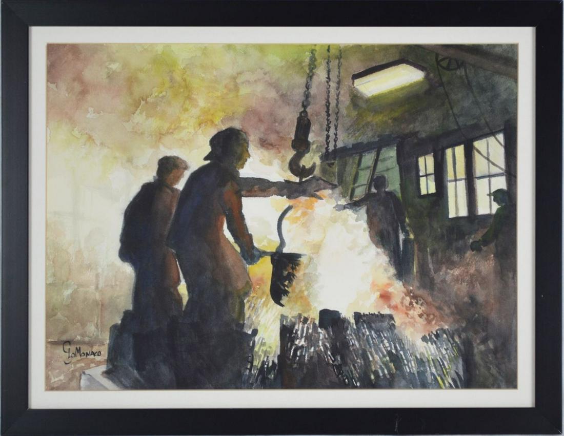 STEPHEN LO MONACO TALLIX FOUNDRY PAINTING (1 of 7)