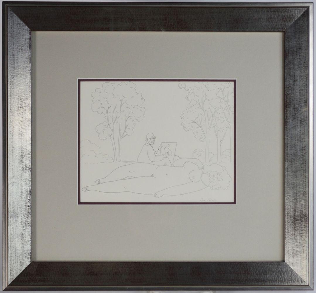 IGOR GALANIN B 1937 PENCIL SKETCH (1 of 5)