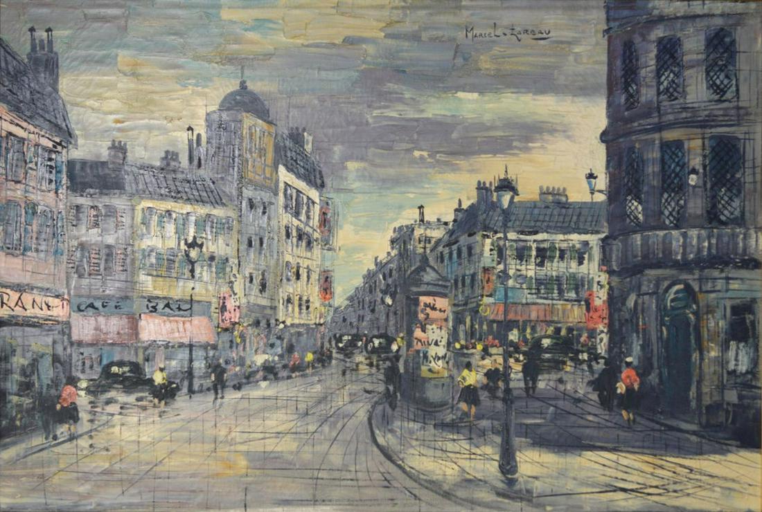 PARISIAN IMPRESSIONIST PAINTING SIGNED (1 of 8)