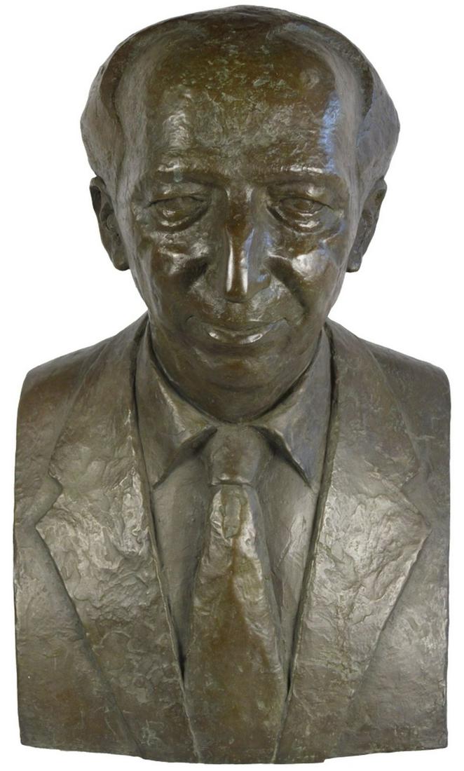 PENELOPE JENCKS B 1936 BRONZE SCULPTURE BUST (1 of 12)