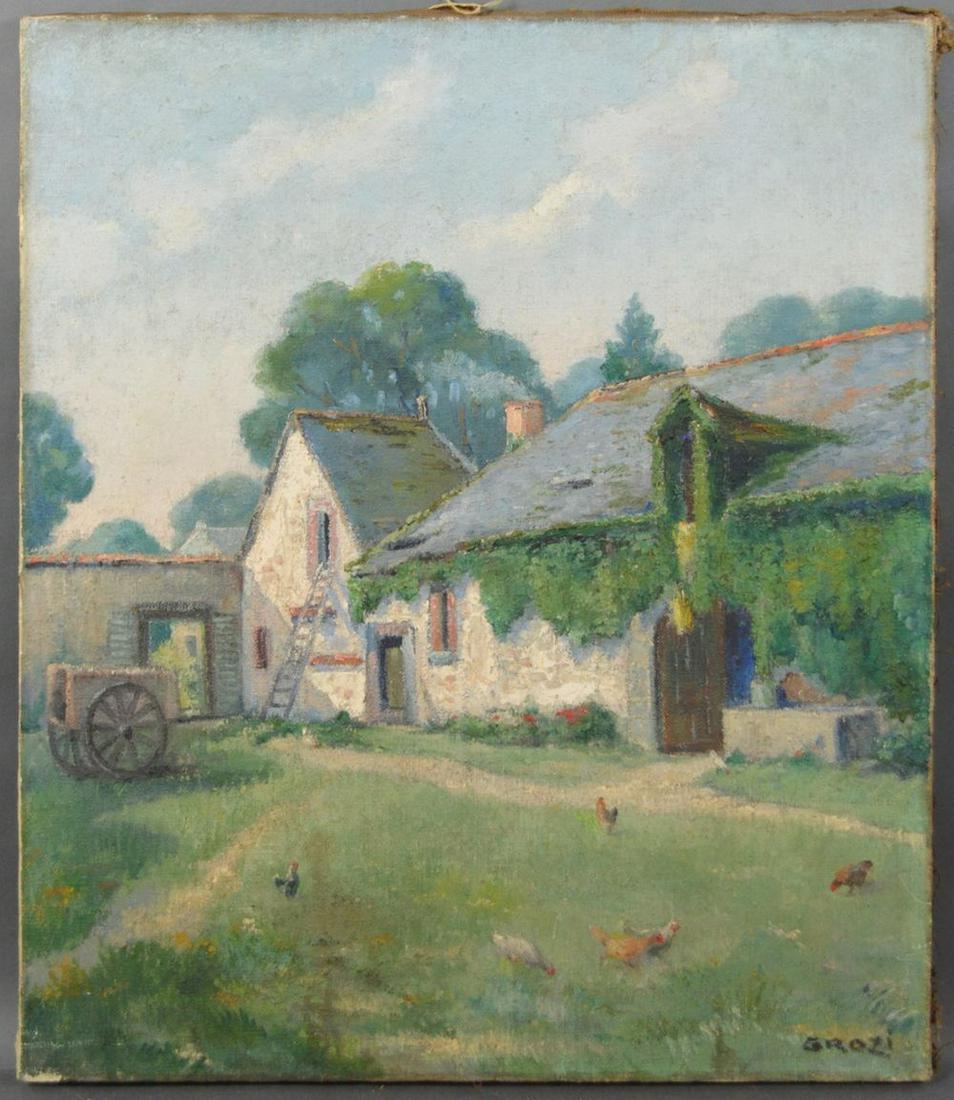 LOUIS MARTINAGE FR B1878 PAINTING LANDSCAPE SIGNED (1 of 4)