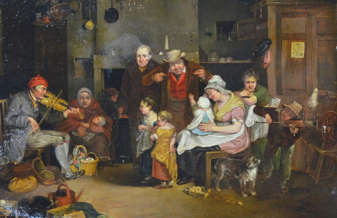 SIR DAVID WILKIE UK 1785-1841 SIGNED PAINTING (1 of 7)