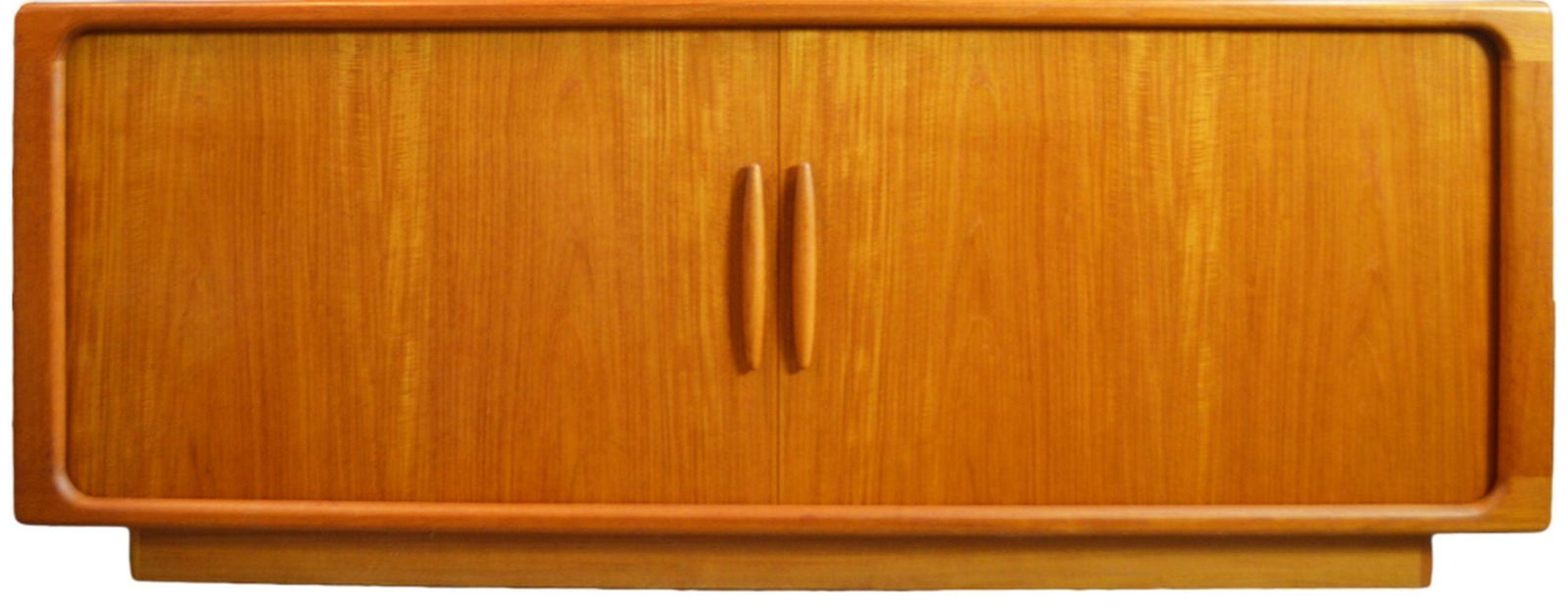 DYRLUND TEAK DANISH MODERN CREDENZA TAMBOUR DOORS (1 of 11)