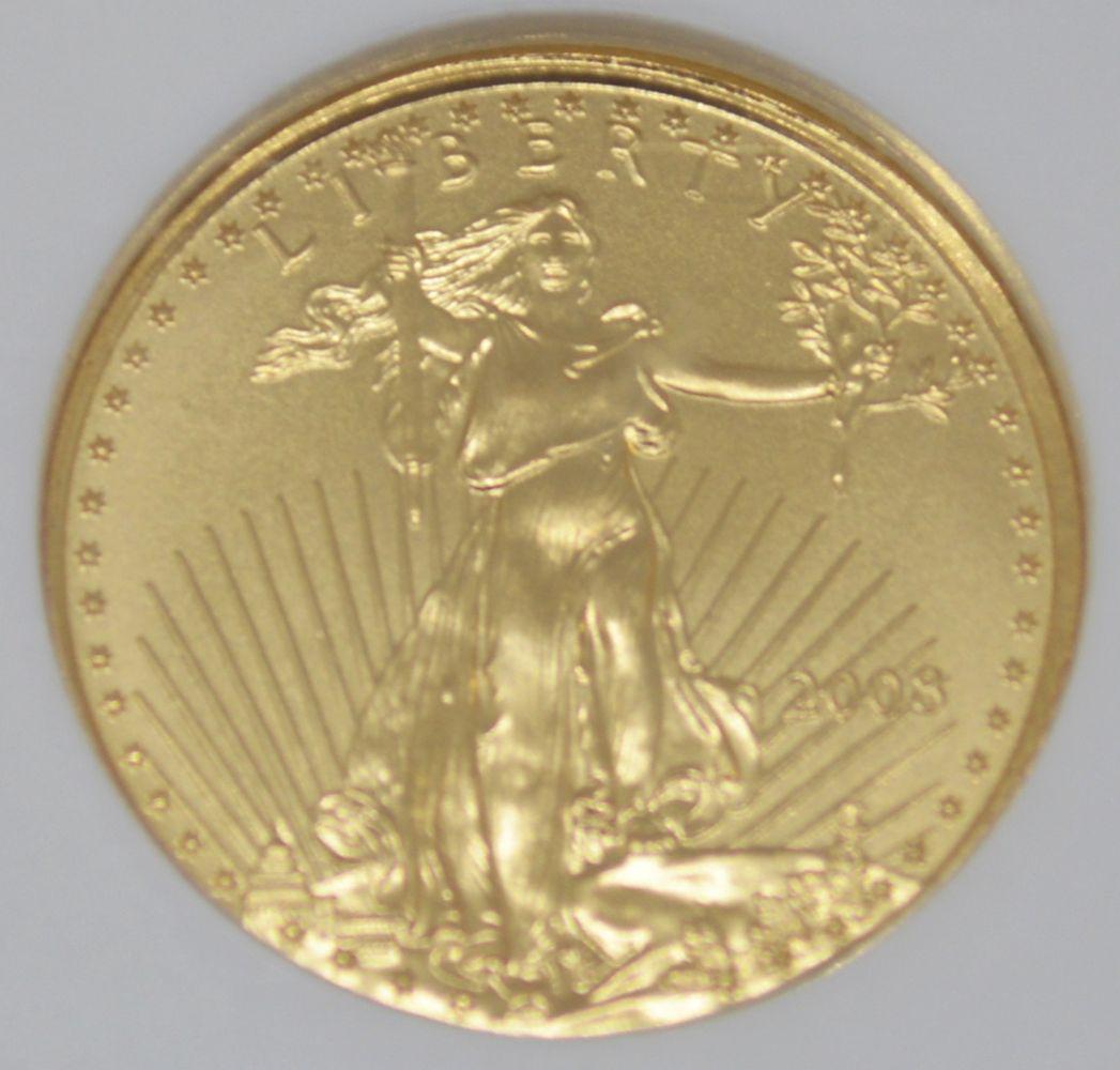2008 US EAGLE G$5 GOLD COIN (1 of 5)