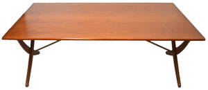 HANS WEGNER ANDREAS TUCK TEAK DINING TABLE LEAVES