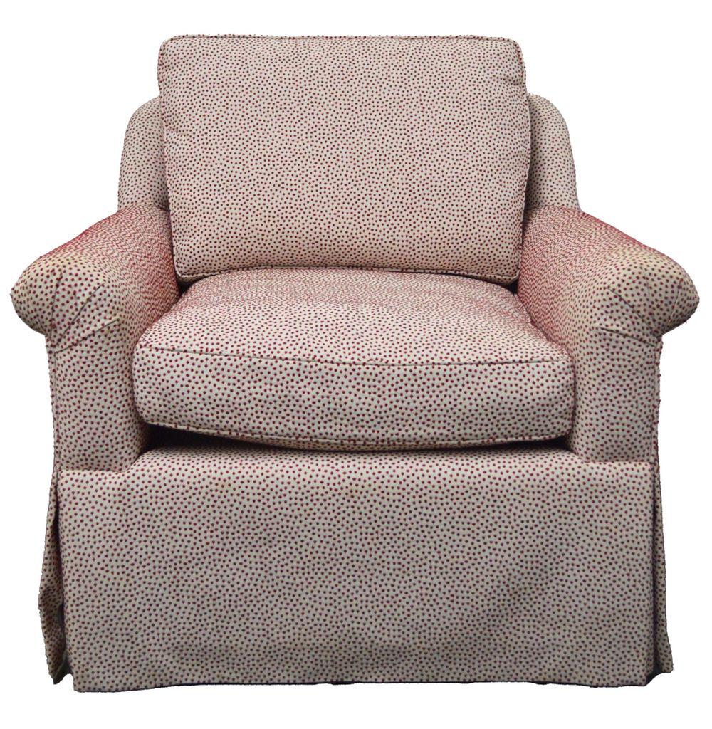 ARTHUR ELROD CUSTOM UPHOLSTERED CLUB CHAIR (1 of 7)