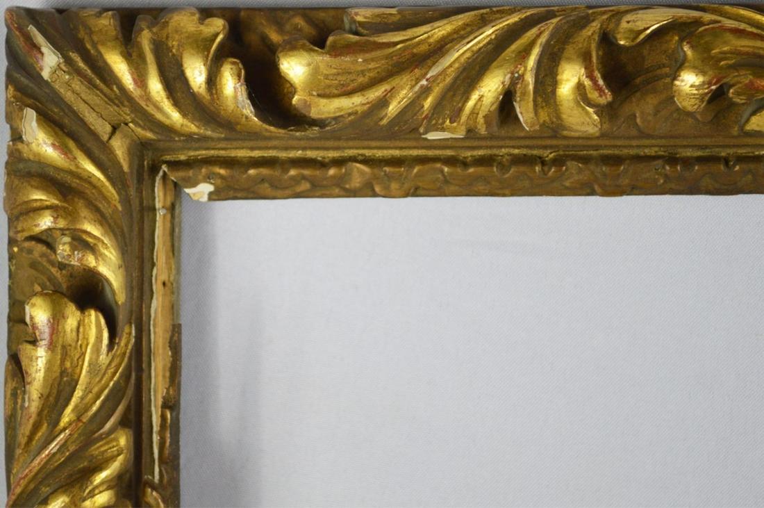 ANTIQUE CARVED & GILT PAINTING FRAME (1 of 4)