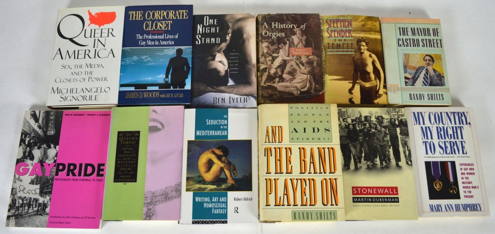 LOT 12 GAY THEMED SOCIAL LITERARY VOLUMES (1 of 5)