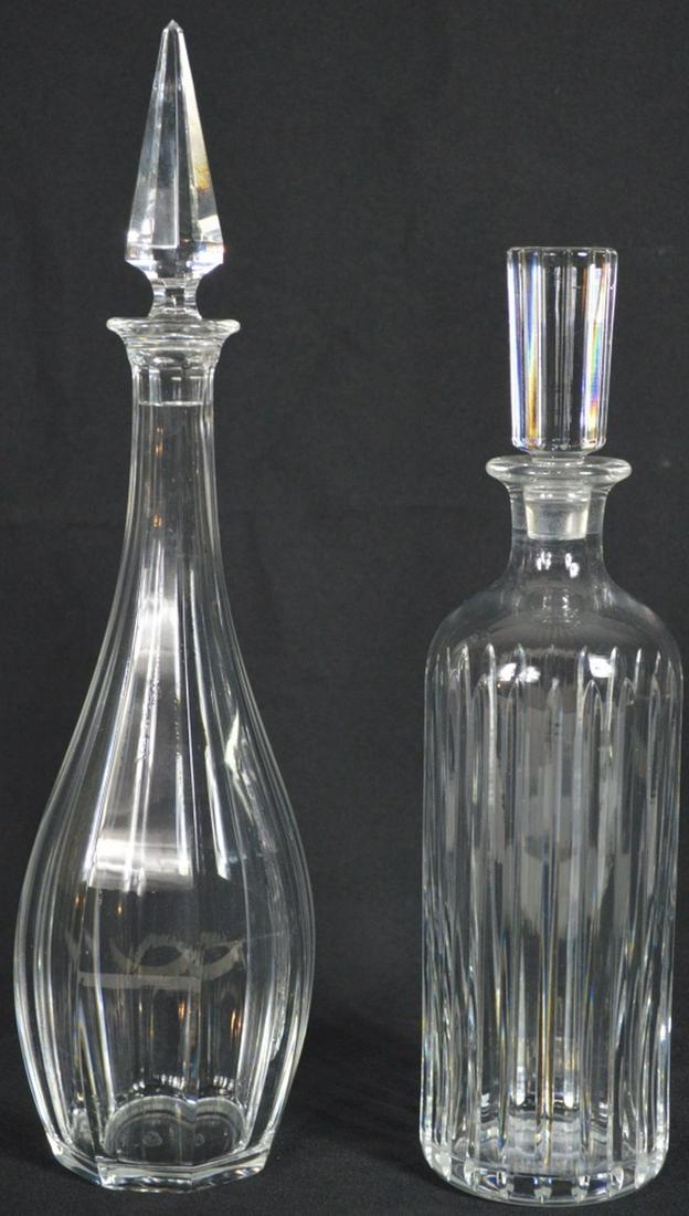 2 BACCARAT CRYSTAL DECANTERS (1 of 5)