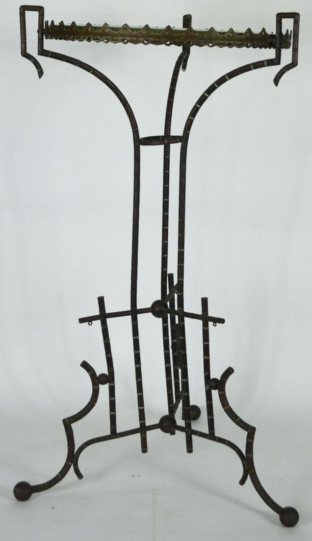 VICTORIAN BRASS FAUX BAMBOO STAND (1 of 6)