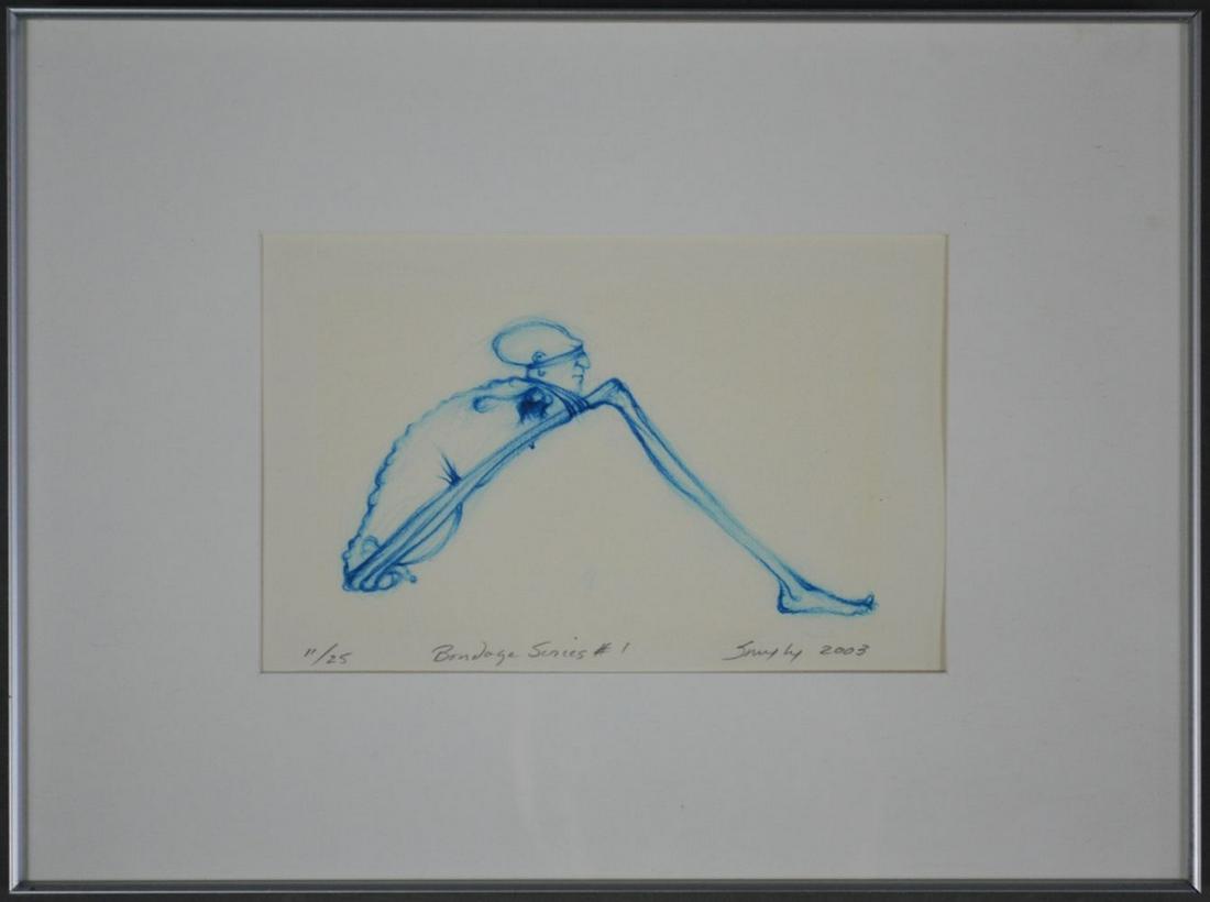 BONDAGE SERIES #1 LITHO SIGNED (1 of 4)