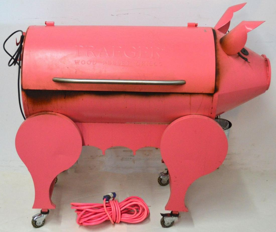 Traeger top grill pig