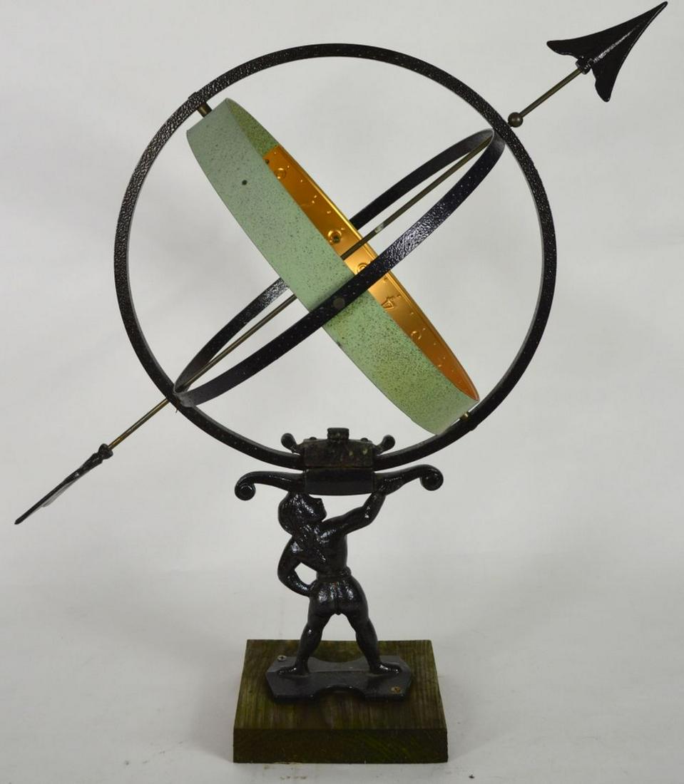 VINTAGE ATLAS ARMILLARY SUNDIAL (1 of 5)