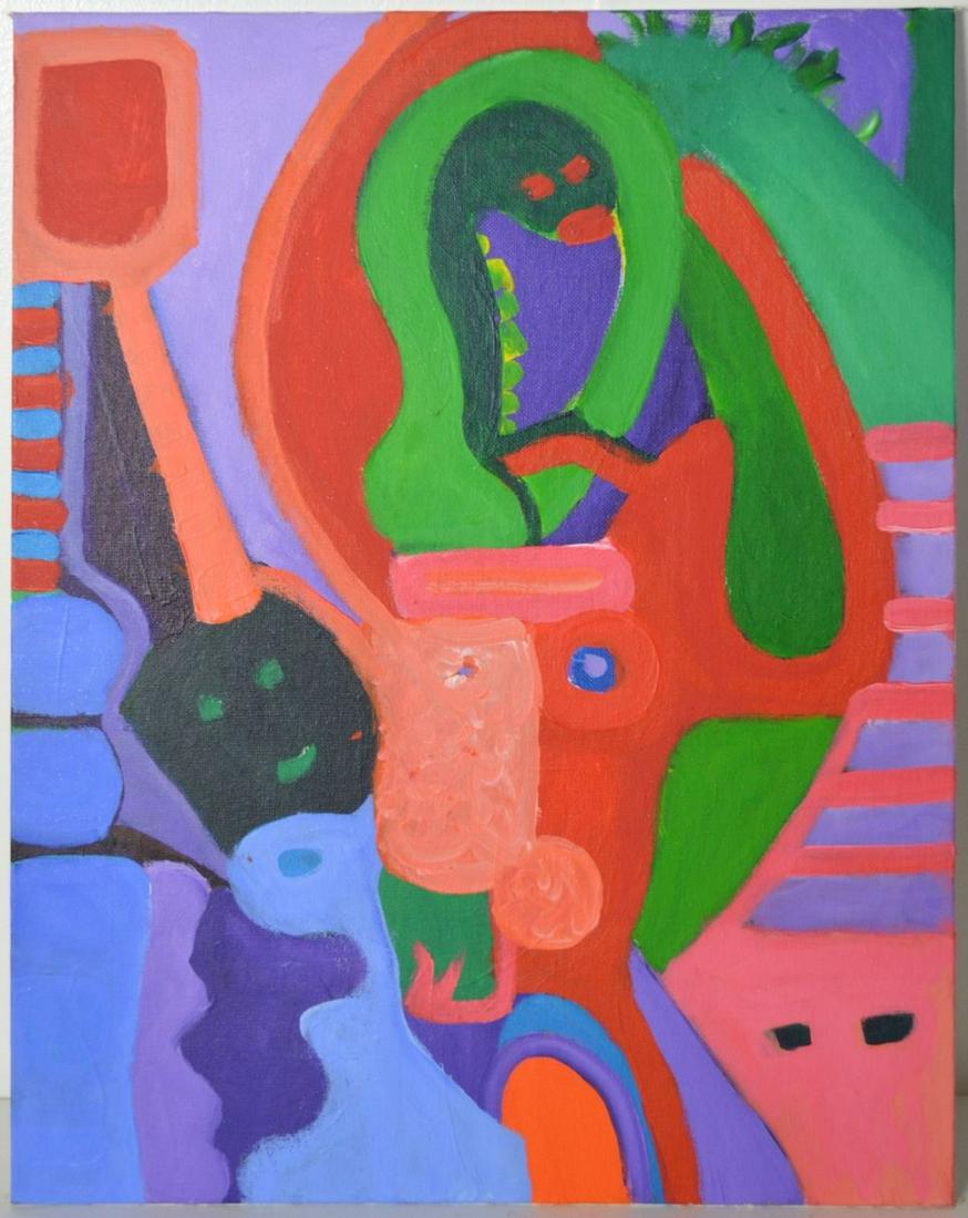 LOUISE ABRAMS ABSTRACT PAINTINGS (1 of 4)